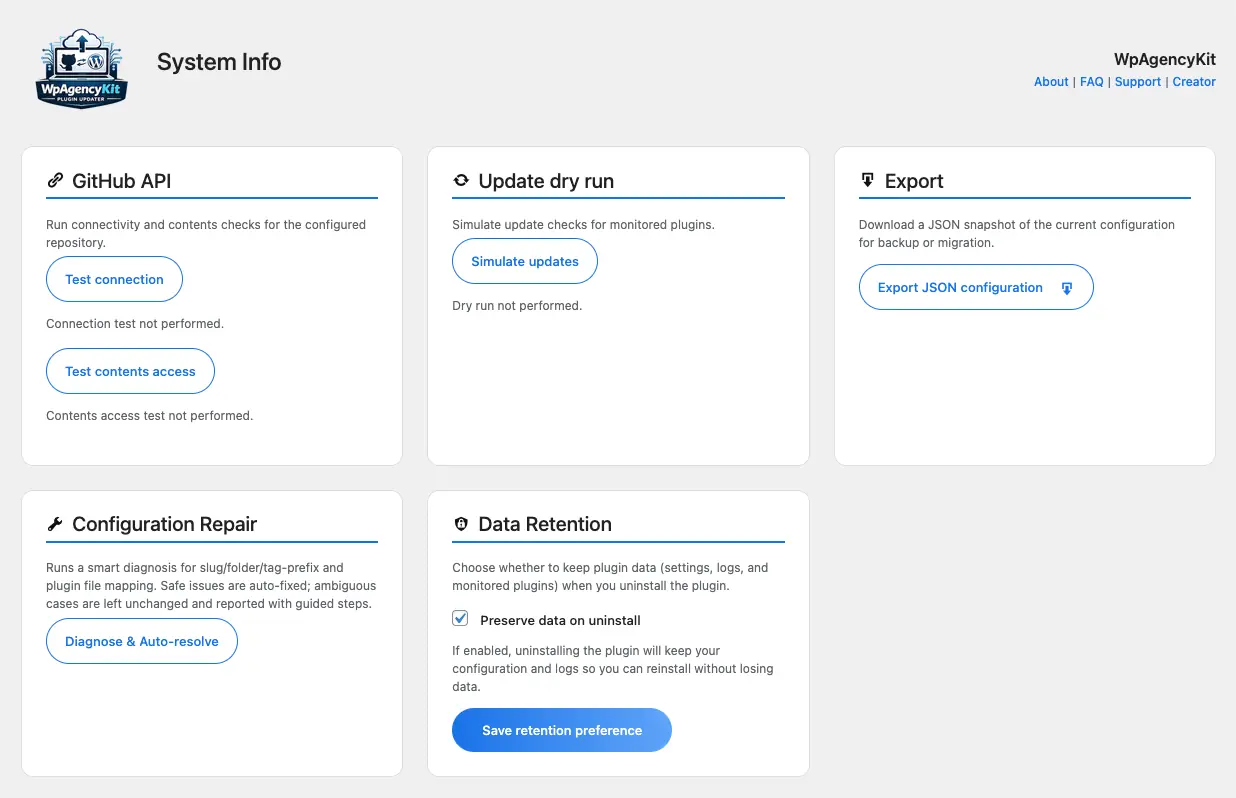 WPAK-Deploy2WP screenshot