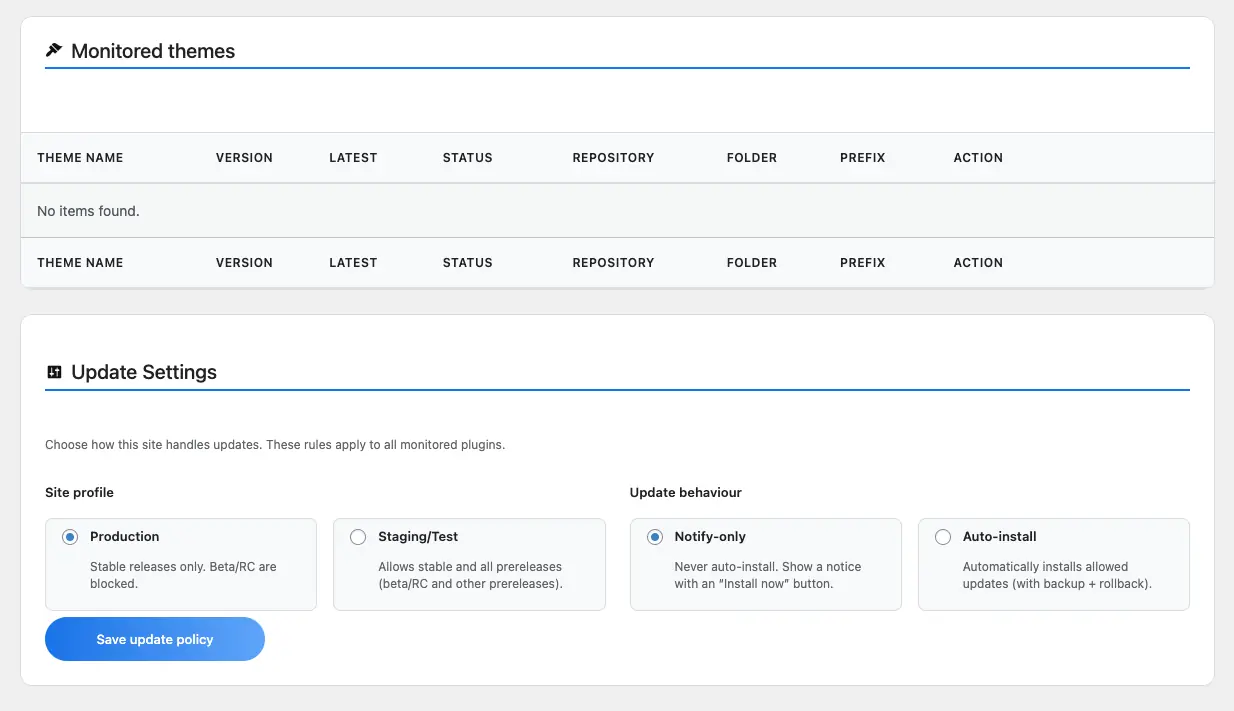 WPAK-Deploy2WP screenshot