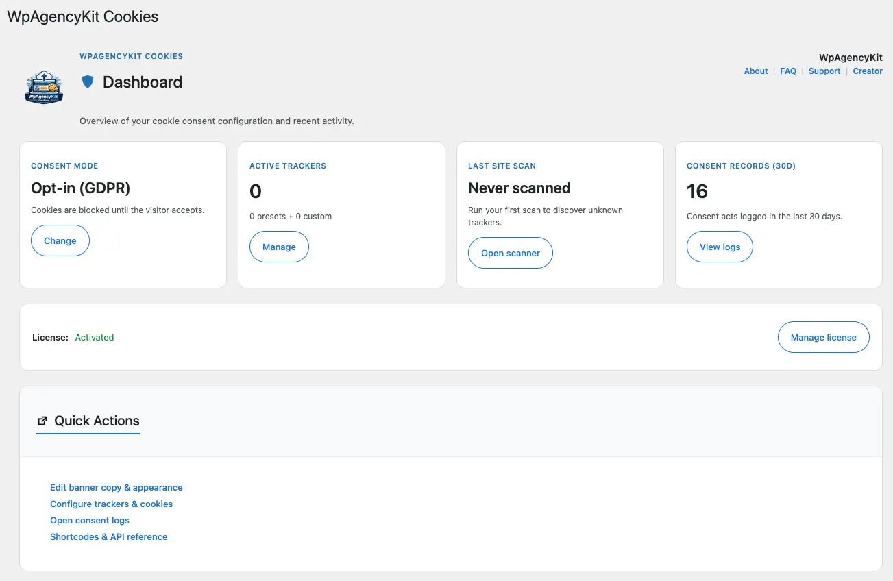 WPAK-Cookies screenshot