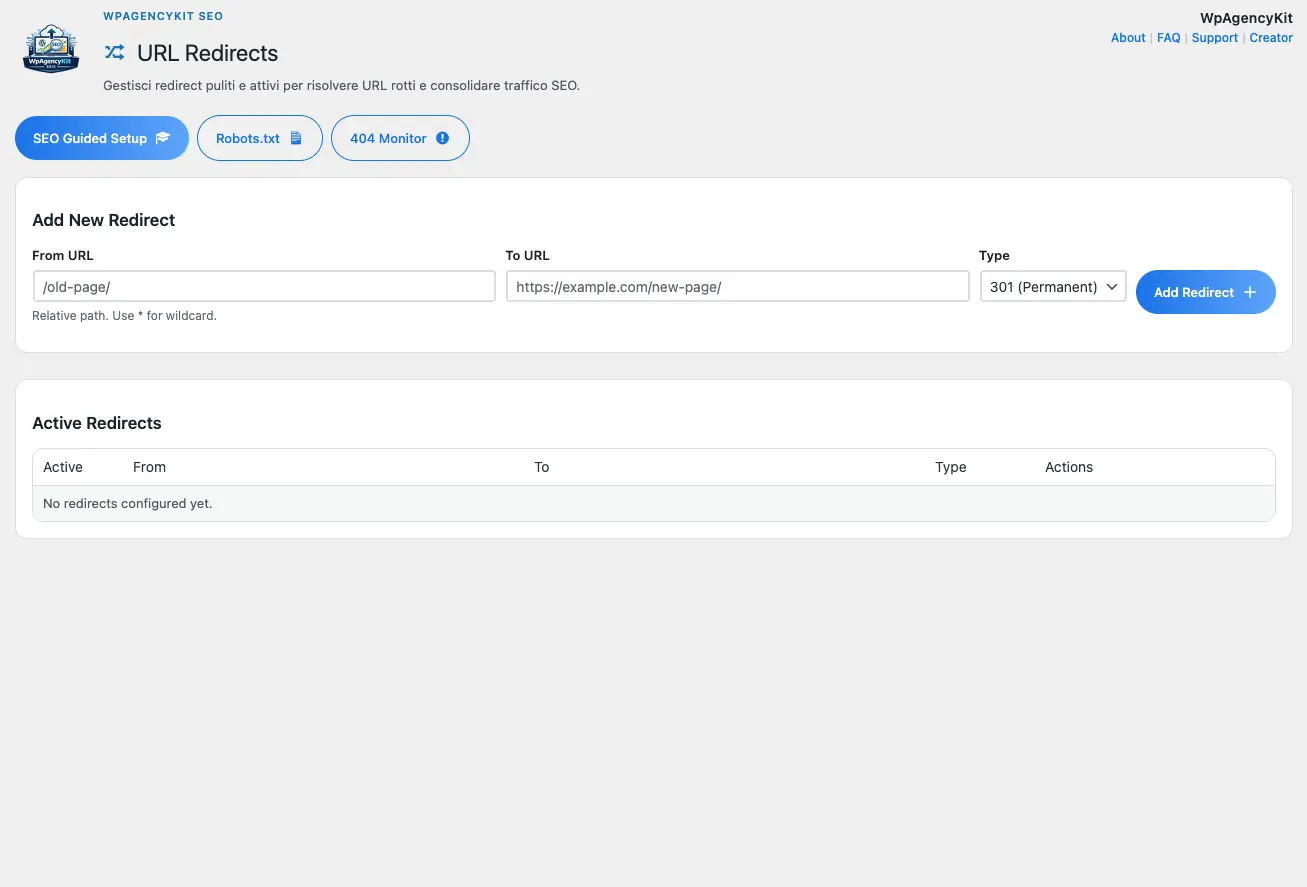 WPAK-SEO screenshot