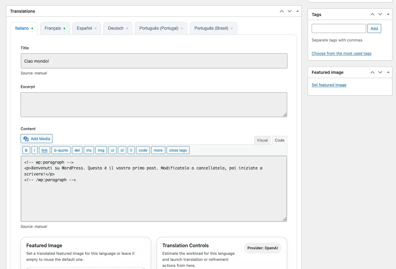 WPAK-Translate screenshot