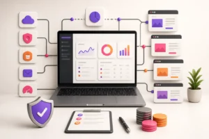 WordPress agency software tools arranged around a clear cost-control dashboard